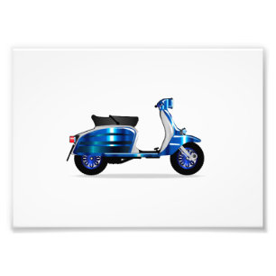 60s Motor Scooter Photo Print