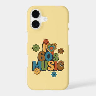 60s Music Inspired Design for Music Enthusiasts iPhone 17 Case
