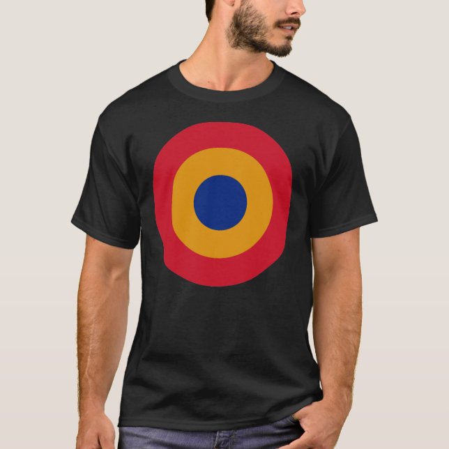 60S Orange Mod Pop Art Target  Moon The Loon Essen T-Shirt (Front)