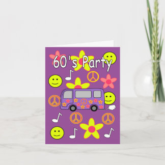 60's Party Invitation