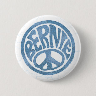 60s Peace Bernie Button