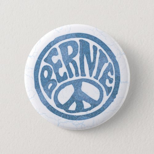 60s Peace Bernie Button