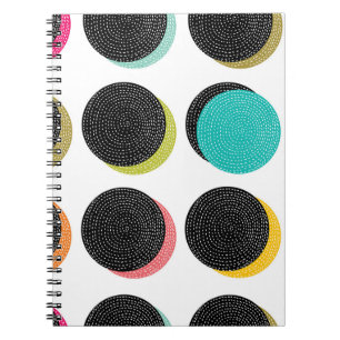 60s Polka Dots: Decorative Vintage Cheer. Notebook