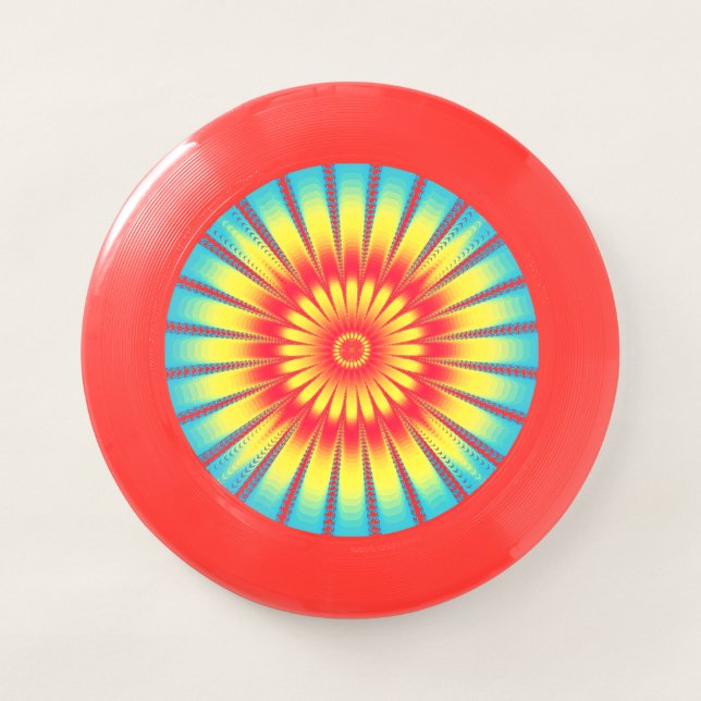 60's psychedelic Wham-O frisbee (Front)