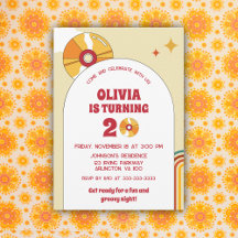 60s Retro 20th 30th Adult Groovy Birthday Party