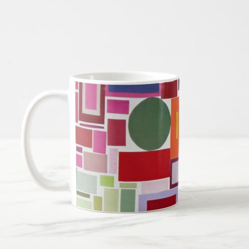 60s Retro Disco Color Chart Collage tea or Coffee Mug