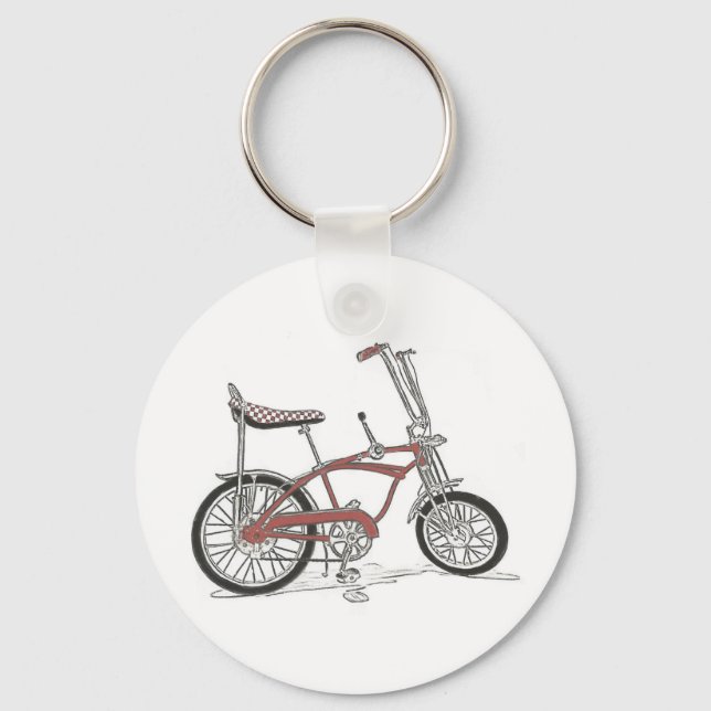 60's Schwinn Stingray Apple Krate Muscle Bike Keychain (Front)