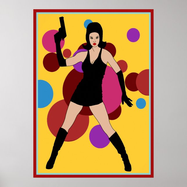 60s Spy Girl Poster (Front)