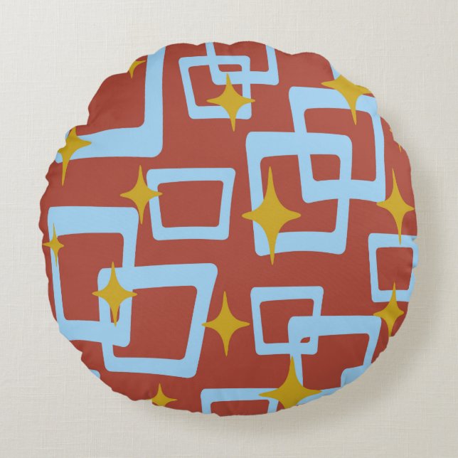 60s Vibe #13 Round Pillow (Front)
