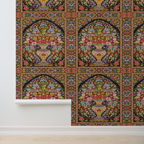 60s vintage floral flowers persian peel and stick wallpaper 60s vintage floral flowers persian peel and stick wallpaper