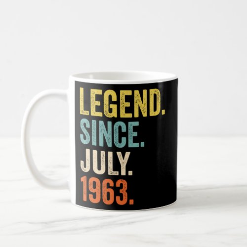 60Th 60 Legend Since July 1963 Coffee Mug