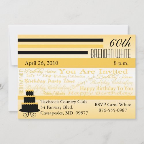 60th _ 69th Birthday Invitations_Enter Your Age Invitation