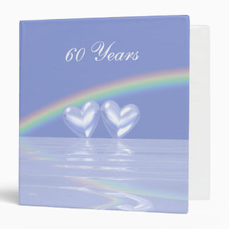 60th Anniversary Diamond Hearts Binder