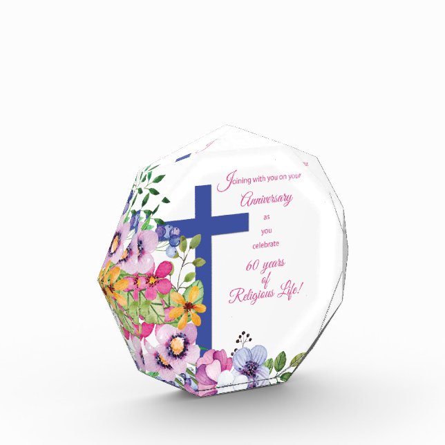 60th Anniversary, Nun, Religious Life Cross Award (Left)