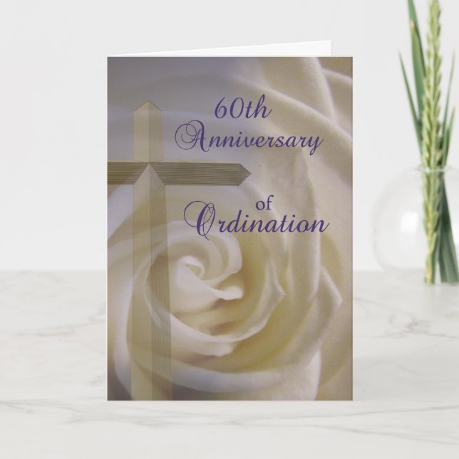 60th Anniversary of Ordination Card (Front)