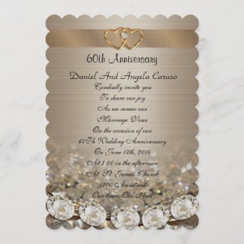 60th Anniversary Party Invitation by Irisangel at Zazzle