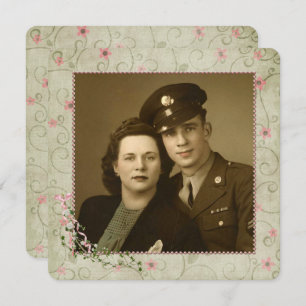 60th Anniversary Party with Photo I Invitation