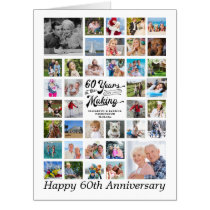 Happy 60th Anniversary, Cheers to 60 Years, 60th Wedding Anniversary,  Silver confetti Anniversary Party Decoration, Anniversary décor, file