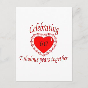60th. Anniversary Postcard