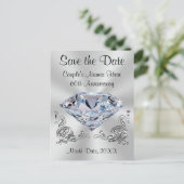 60th Anniversary Save the Date Cards PERSONALIZED (Standing Front)