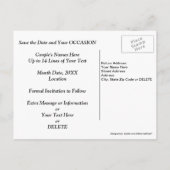 60th Anniversary Save the Date Cards PERSONALIZED (Back)