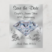 60th Anniversary Save the Date Cards PERSONALIZED (Front)