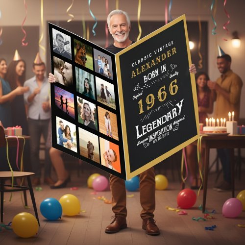 60th Birthday 1966 Legend Photo Template Giant