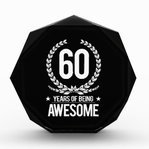 60th Birthday (60 Years Of Being Awesome) Award