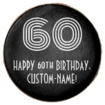 [ Thumbnail: 60th Birthday - Art Deco Inspired Look "60", Name ]