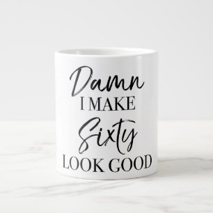 60th Birthday Attitude Giant Coffee Mug