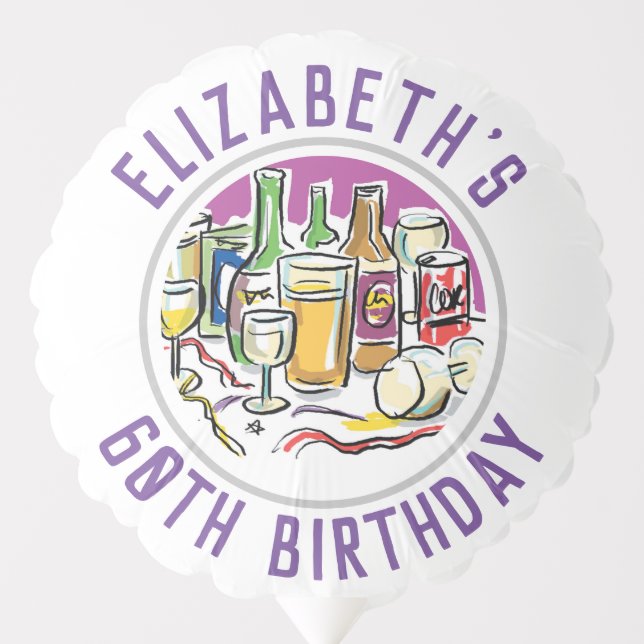 60th Birthday Balloon (Front)