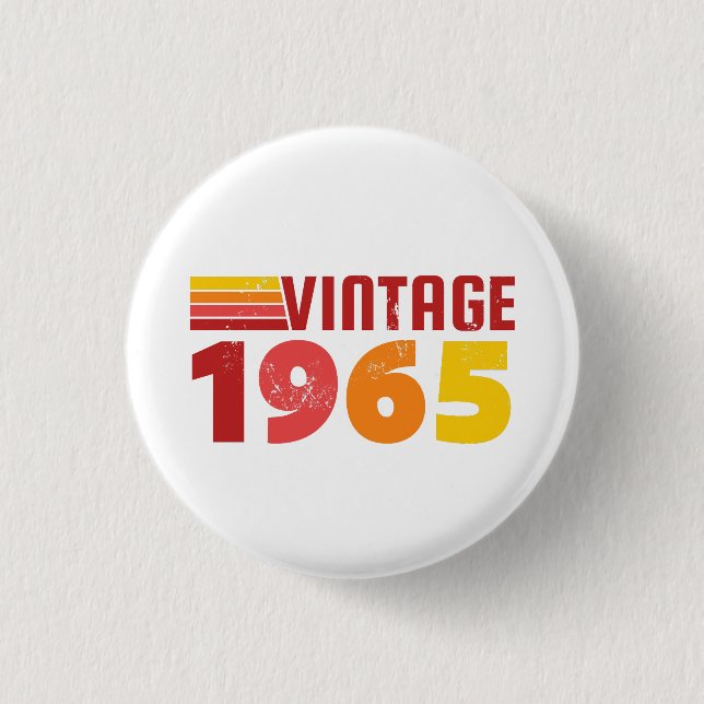 60TH BIRTHDAY  BUTTON (Front)