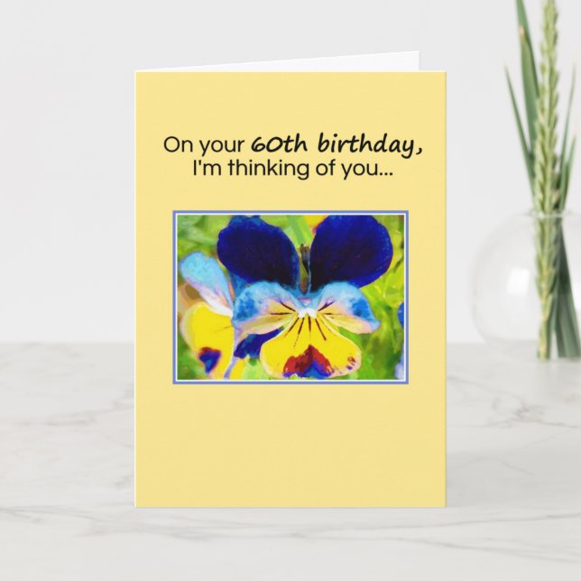 60th Birthday Card (Front)