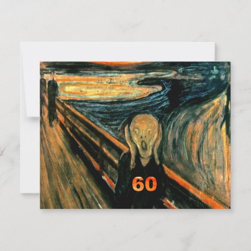 60th Birthday Custom Invite