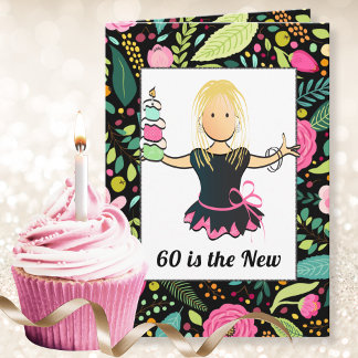 60th Birthday Card for Her - Fabulous and Funny