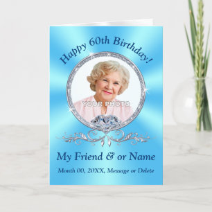 60th Birthday Cards for Female Friend or Family