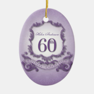 60th Birthday Celebration Personalized Ornament