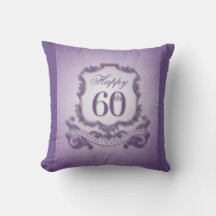 60th Birthday Celebration with Message back
