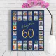 60th Birthday Chapter 60 Family Photo Collage Faux Canvas Print | Zazzle