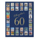 60th Birthday Chapter 60 Family Photo Collage Faux Canvas Print | Zazzle