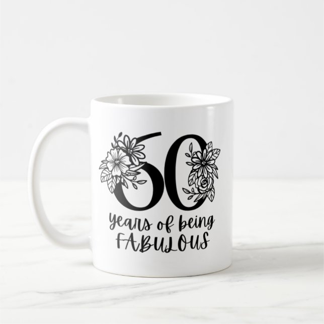 60th Birthday Coffee Mug (Left)