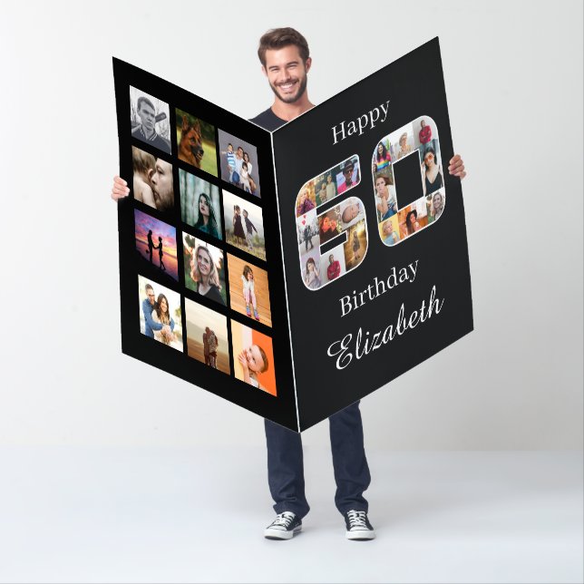 60th Birthday Create Your Own Instagram Photo Card (In Situ)