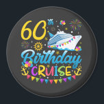 60th Birthday Cruise B-Day Party Circle Magnet<br><div class="desc">60th Birthday Cruise B-Day Party Funny design Gift Circle Magnet Classic Collection.</div>
