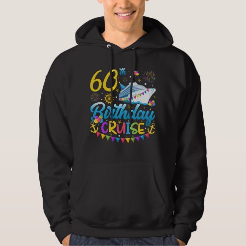 60th Birthday Cruise B_Day Party Men Hoodie