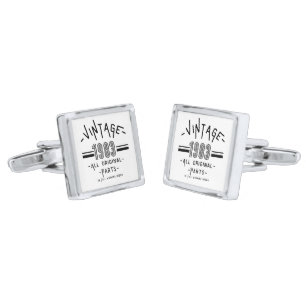 60th Birthday Cufflinks