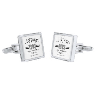 60th Birthday Cufflinks