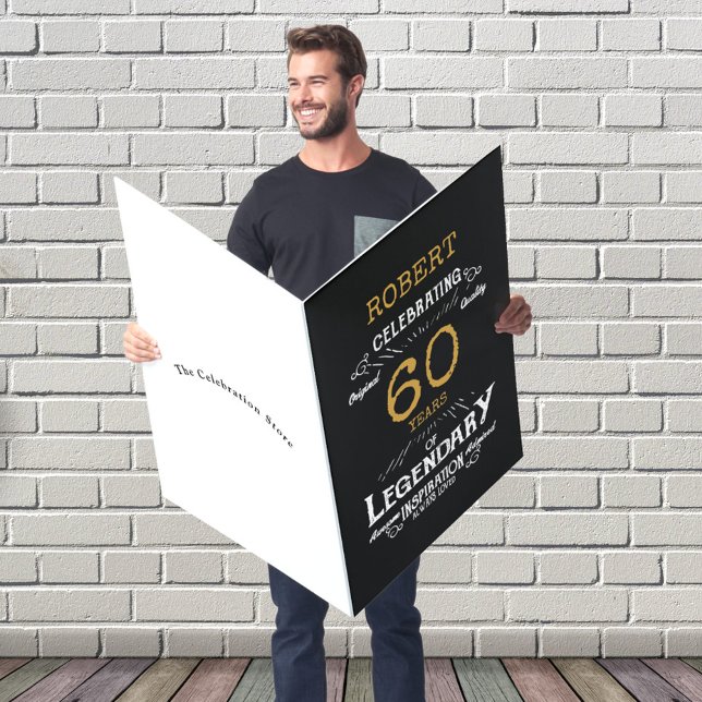 60th Birthday Custom Jumbo Legendary Funny Card (Creator Uploaded)