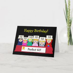 60th Birthday Customizable Card