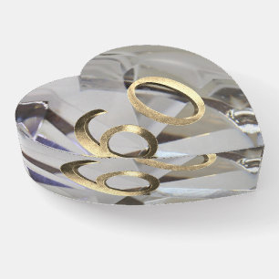 60th Birthday Diamond Wedding Anniversary Paperweight