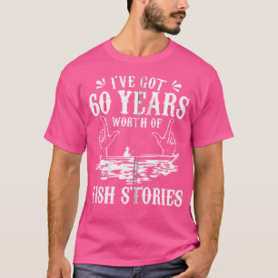 60Th Birthday Fisherman Funny Bass Fishing Idea T-Shirt